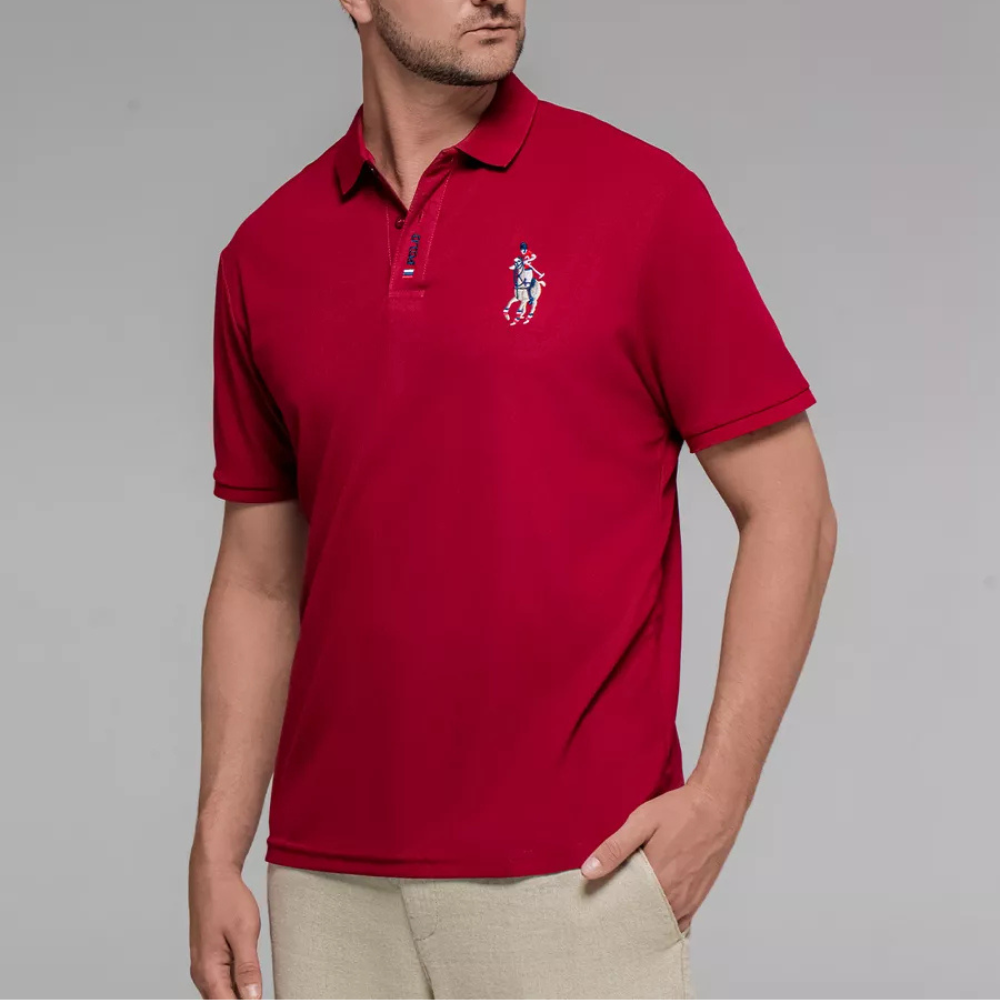 Leve 2 Pague 1 - Camisa Polo Masculina Portuga + Relógio(brinde)