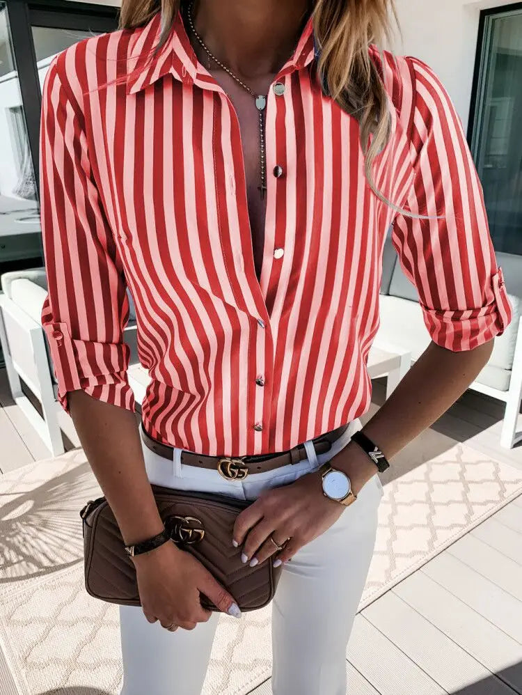 Camisa Social Listrada Milão