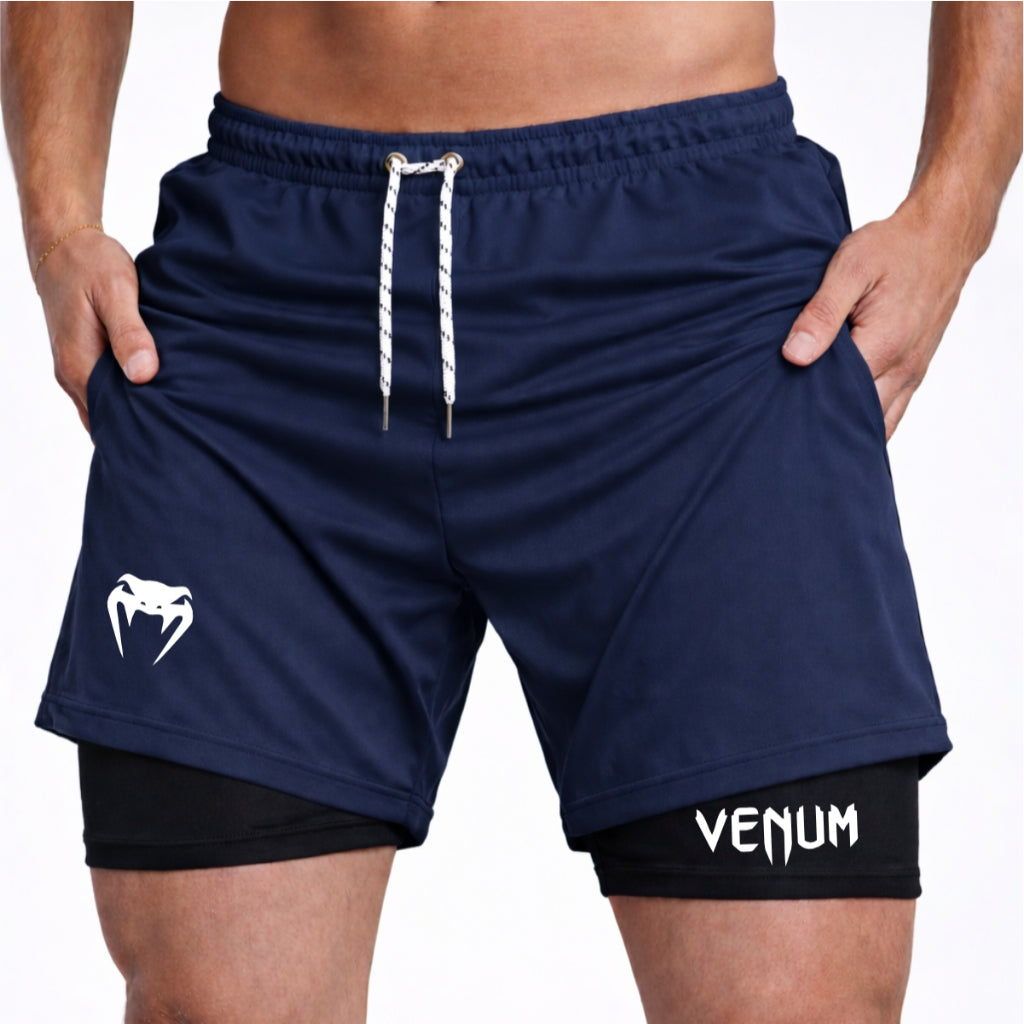 Bermuda Compressão 2em1 VENUM PRO FIT Masculina DryFit