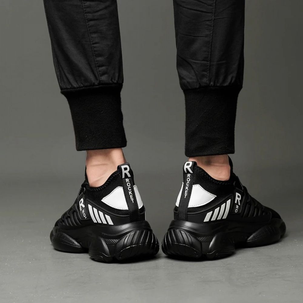 Lossac Rocket Sport Tênis Aumenta Altura 10 cm - Preto