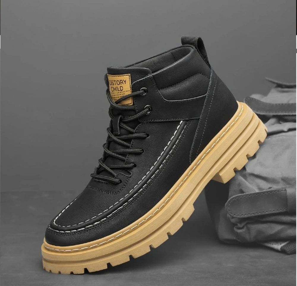 Lossacc Ank Light Bota Aumenta Altura 7 cm - Preta