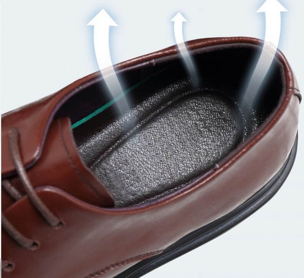 Lossac Business, Aumenta Altura 3 cm Sapato Social em Couro Marrom