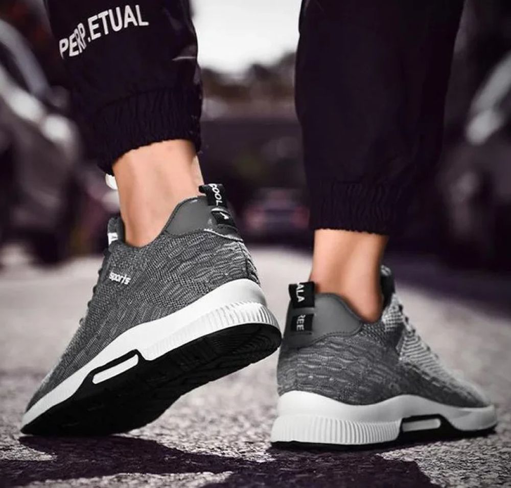 Lossac Sports Trainer Tênis Aumenta Altura 8 cm - Cinza