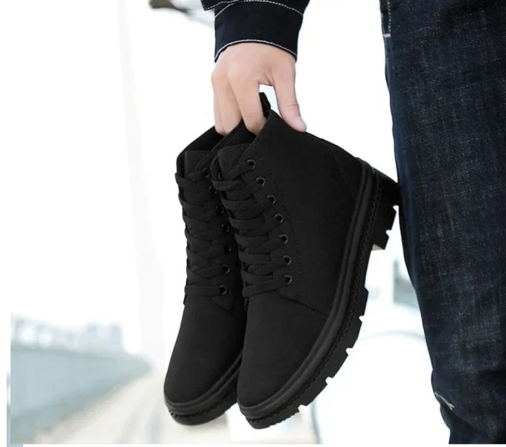 Botas Lossac Casual Light Aumenta Altura 10 cm - Preta