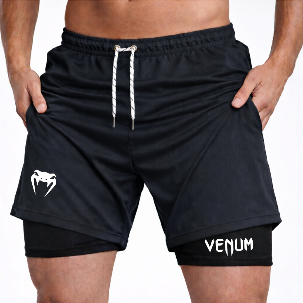 Bermuda Compressão 2em1 VENUM PRO FIT Masculina DryFit