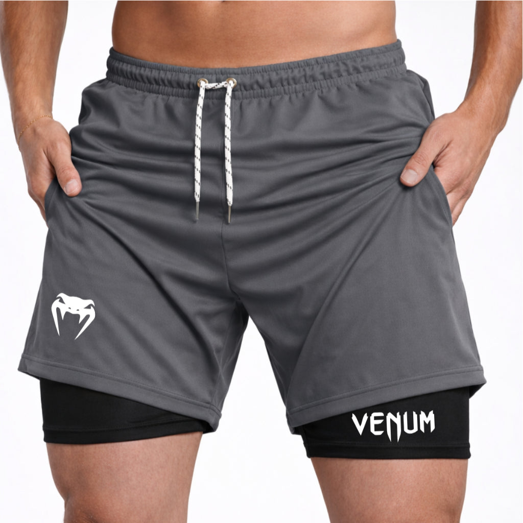 Bermuda Compressão 2em1 VENUM PRO FIT Masculina DryFit