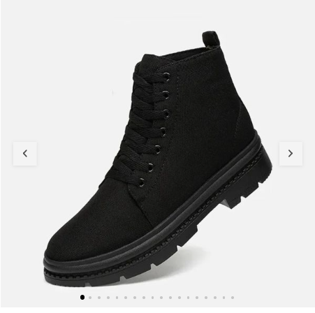 Botas Lossac Casual Light Aumenta Altura 10 cm - Preta