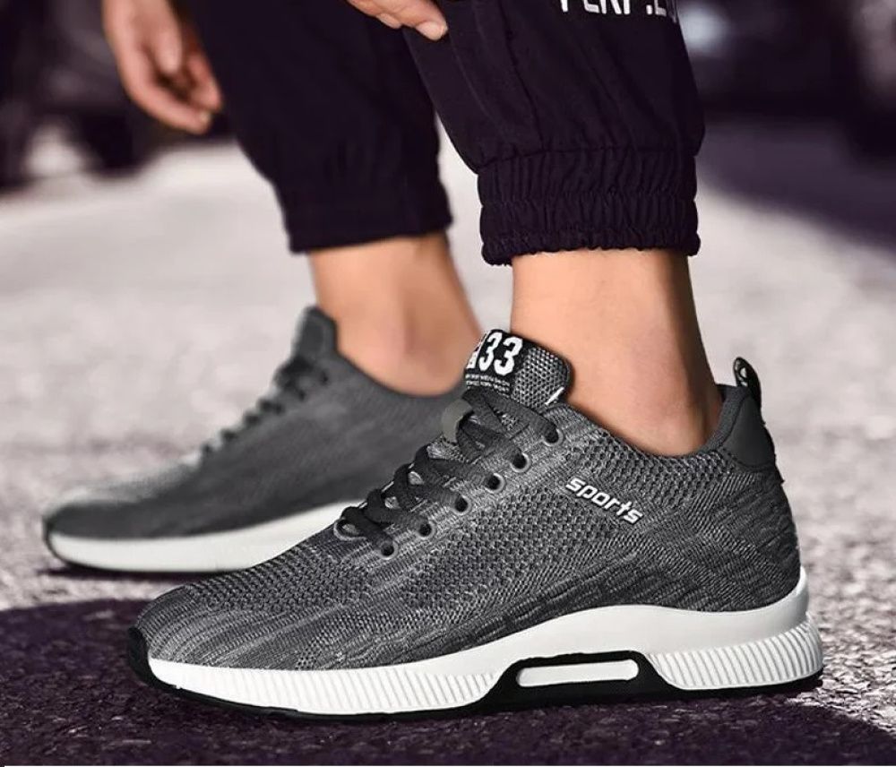 Lossac Sports Trainer Tênis Aumenta Altura 8 cm - Cinza